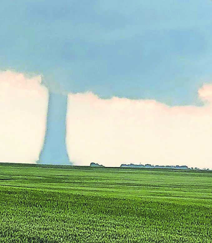 Photo taken three miles west of Calio by Jake Kulland.