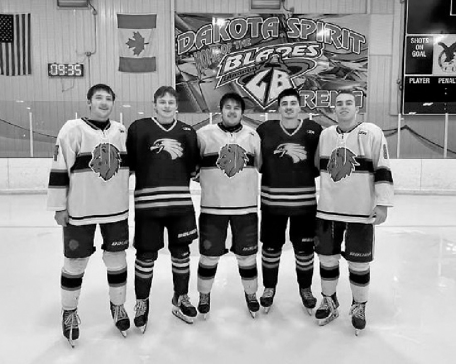 From (L-R) Brody Steinmetz, Rudy Moser, Alex Gellner, Mason Romfo, and Brady Regner.