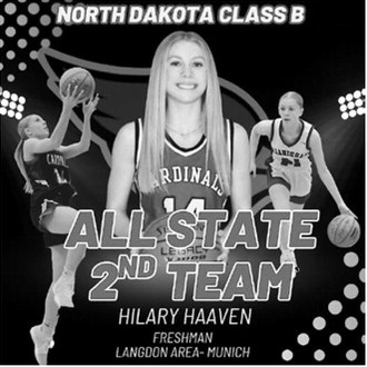 Lady Cards guard Hilary Haaven makes Class B All-State basketball team