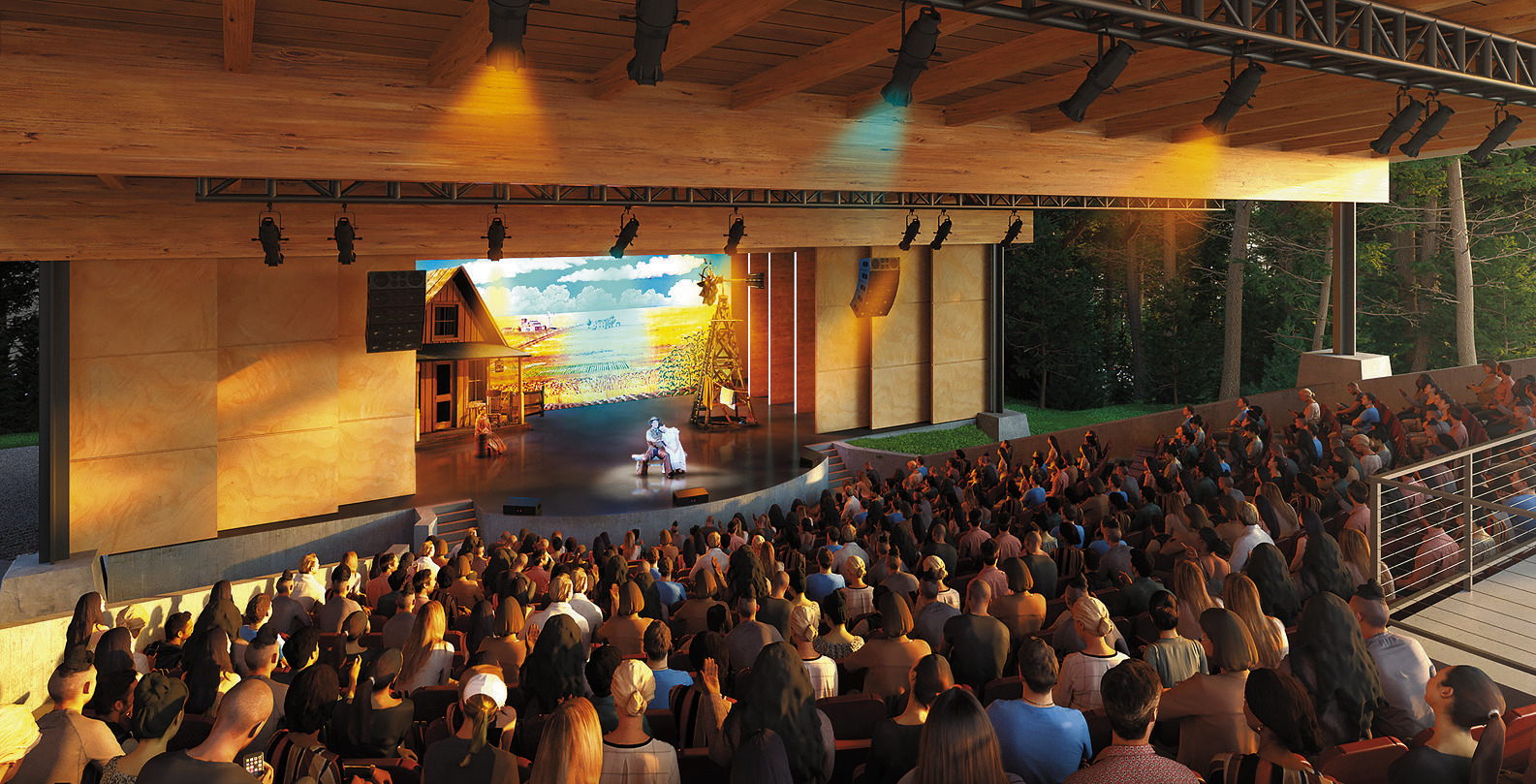 The new theater at Frost Fire Park. Submitted photo.