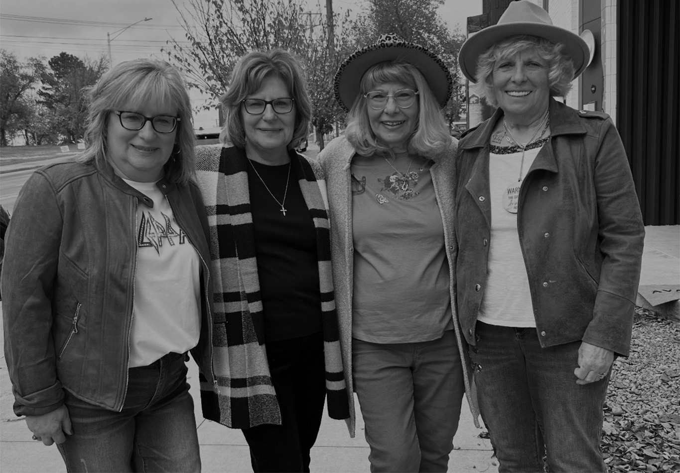 From left are sisters Mary Shea, Margaret Klein, Becky Ratzlaff and Judie Beadle. Submitted photo