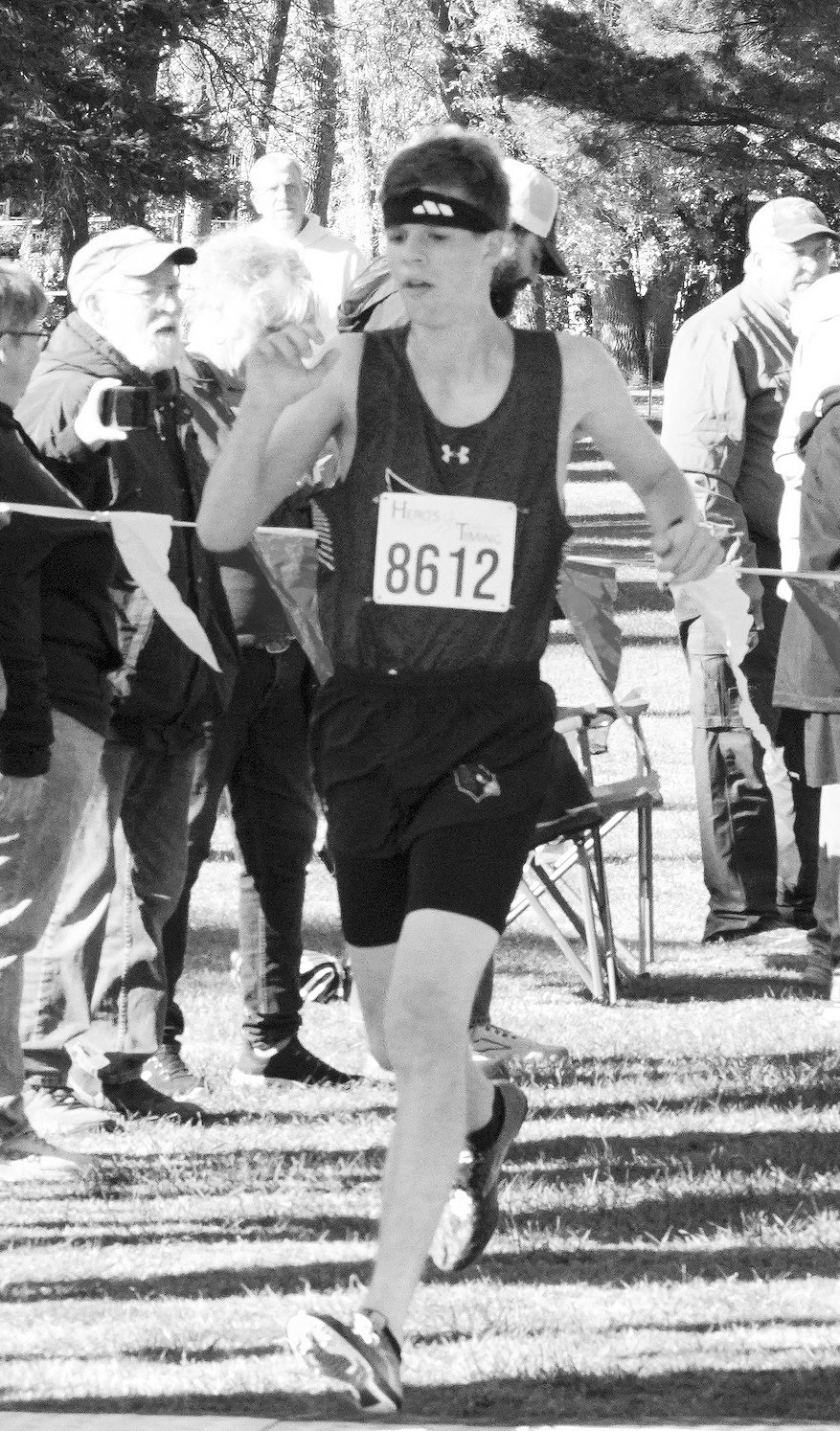 Noah Foster qualified for the state meet after his regional race. Photo by Larry Stokke.