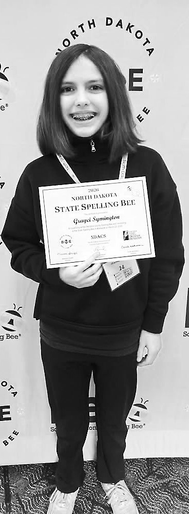 Paisley Feil and Finley Smith competed for Cavalier County. Submitted photo Grayci Symington competed for Pembina County. Grayci placed 10th overall. Submitted photo