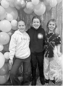Charlie, Adlee, and Sadie fresh off the runway. Submitted photo