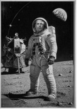 Matt lands on the moon.