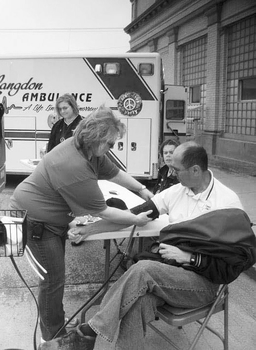 EMS Funday photos from Langdon ambulance from years ago.