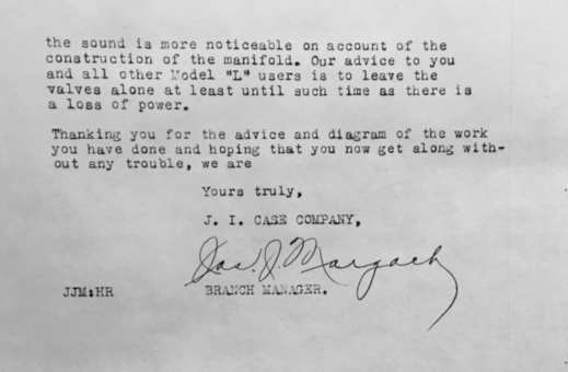 Letter from the Editor The first tractor in Cav. Co. with rubber tires