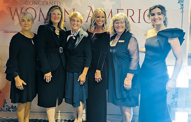 From (L-R) Mary Ellen Kirking, Sandy Sanford, Linda Thorson, Jennifer Benson, Karen Anderson, and Sara Smith.