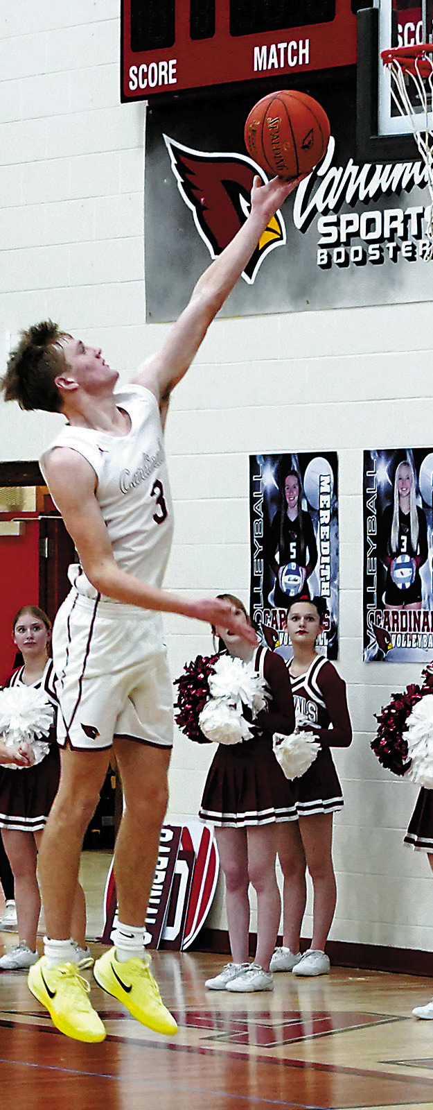 Cody Amble was Player of the Game in the home game against the Polar Bears, finishing the night with a team high of 17 points. Photo by Larry Stokke.