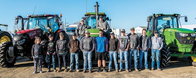 To see more photos, turn to page A12! From L-R: Bennett Grohs, Kayden Schill, Maddux Busse, Rylan Peterson, Keaton Moline, Karter Lien, Chase Moen, James Domres, Tyler Kram, Ryan Henderson, Jayce Rime, and Karter Henderson. Photo by Janet Schill.