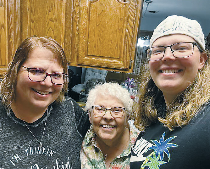 Denise Ratzlaff, Joyce Groseth, and Krystal Ratzlaff. Submitted photo