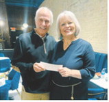 Bob Thornberg, Harvest Fuels is pictured with Dawn Mandt, Red River Regional Council. Submitted photo