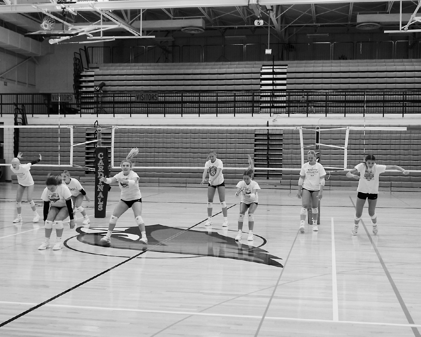 Cardinals volleyball warms up for the season