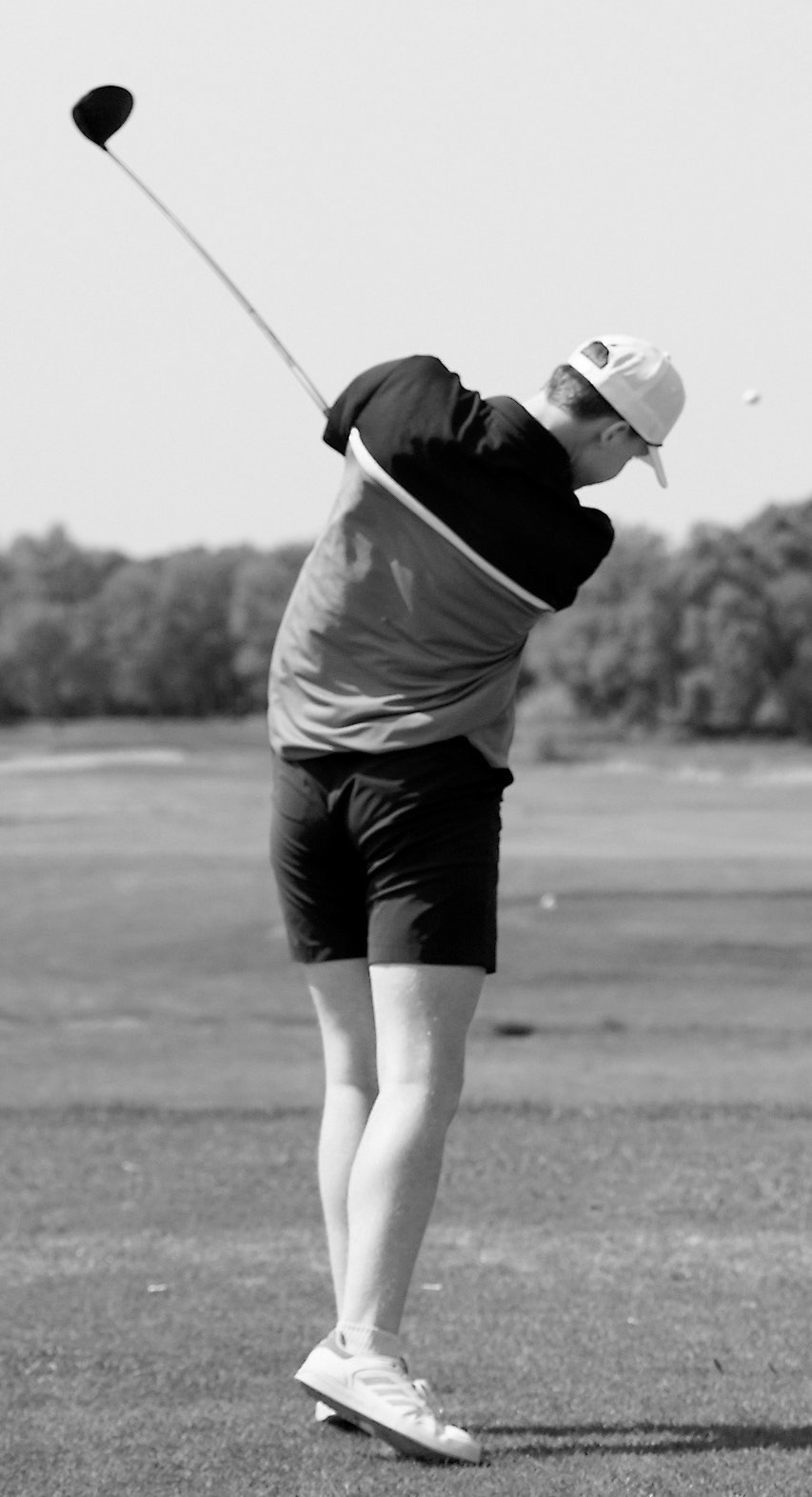 North Border's Bjorn Evenson is heading to the State Golf Meet after a great performance at regionals. Photo by Larry Stokke.