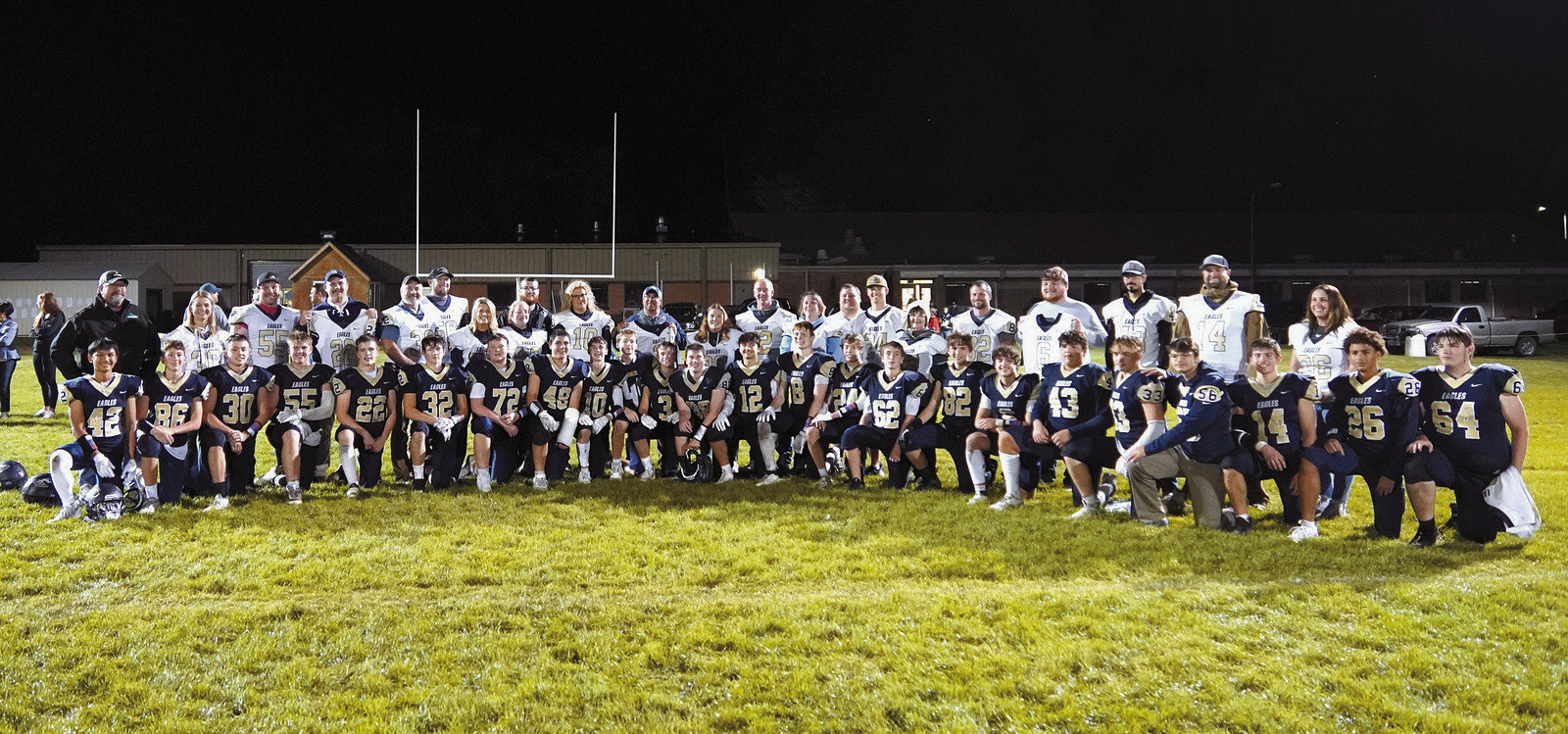 It was Jersey Night in Pembina for the North Border Eagles. Photo by Larry Stokke.