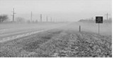 Topsoil blowing a mile east of Langdon along Hwy 5 on March 25, 2024. NDSU photo