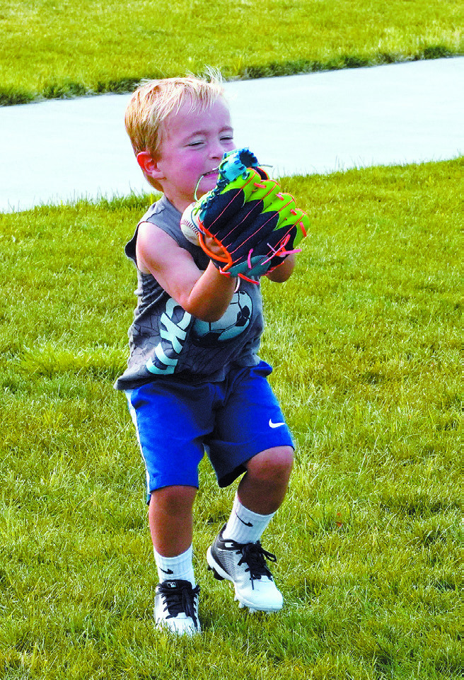 Kylan Larson just might be a future Legion player! Photo by Larry Stokke.