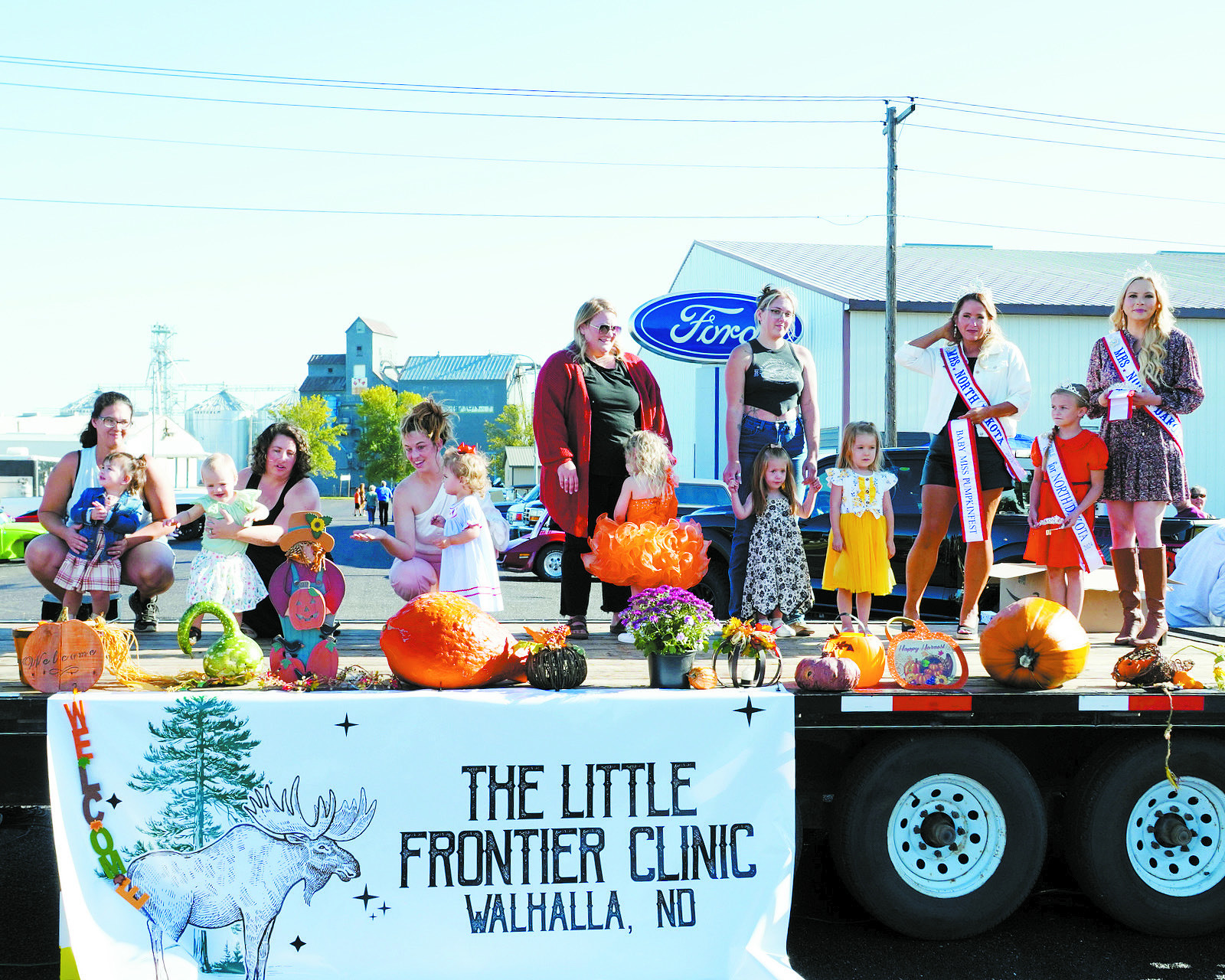 Tiny Miss and Baby Miss Pumpkinfest Pageant contestants. Photo by Larry Stokke.