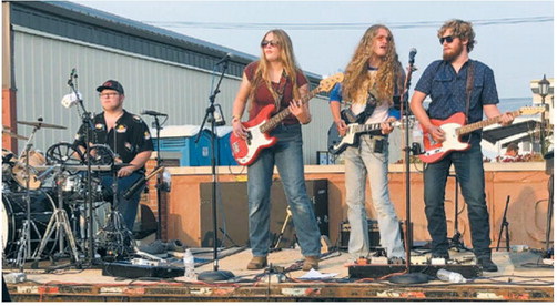 Auto Drive performs at Rendezvous Region Music Fest in Langdon in 2025. Photo courtesy of Auto Drive