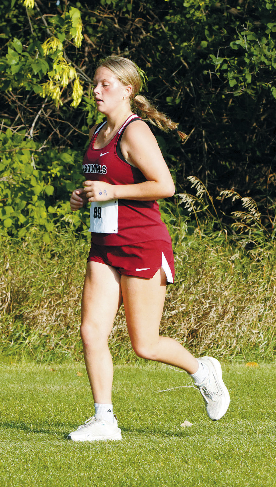 Remmi Bodnar had a great run at the Grafton Spoilers Meet. Photo by Larry Stokke.