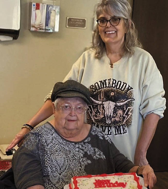 Wanda Balsdon and mother. Submitted photo