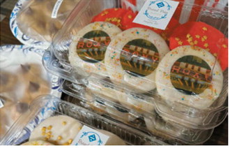 The bake sale portion of the fundraiser had many sweet treats that were donated and sold to raise money for the Roxy Theater. Photo by Amber Benoit.