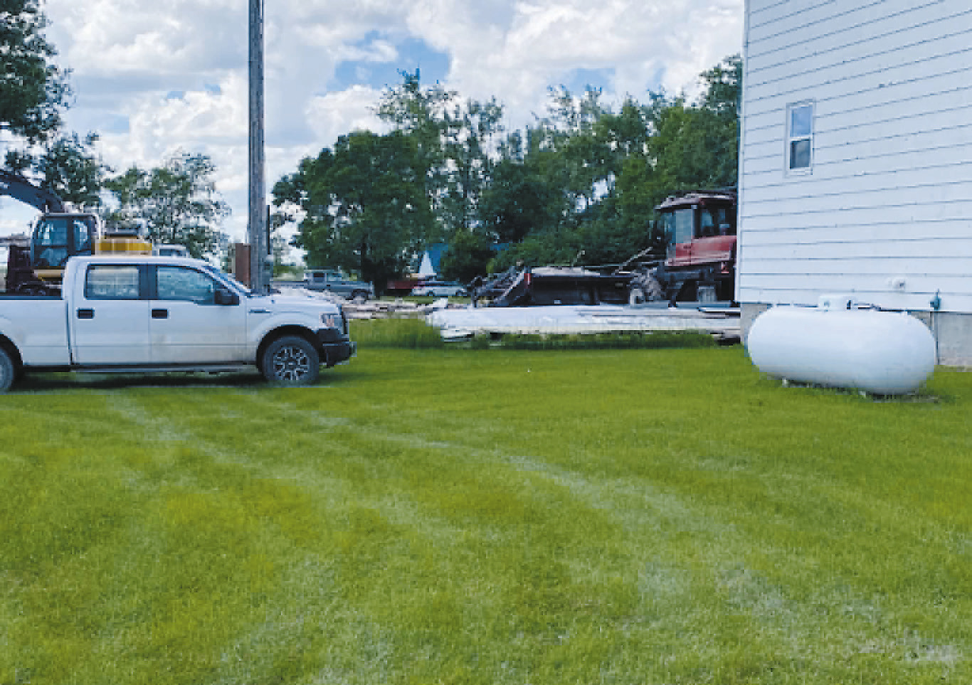 The Edmore Curling Club is demolished after a recent storm left part of the building collapsed. While the loss of the longtime gathering place is bittersweet for many residents, cleanup efforts continue ahead of Edmore's 125th anniversary celebration July 24-25. Photo courtesy of Amanda Sten