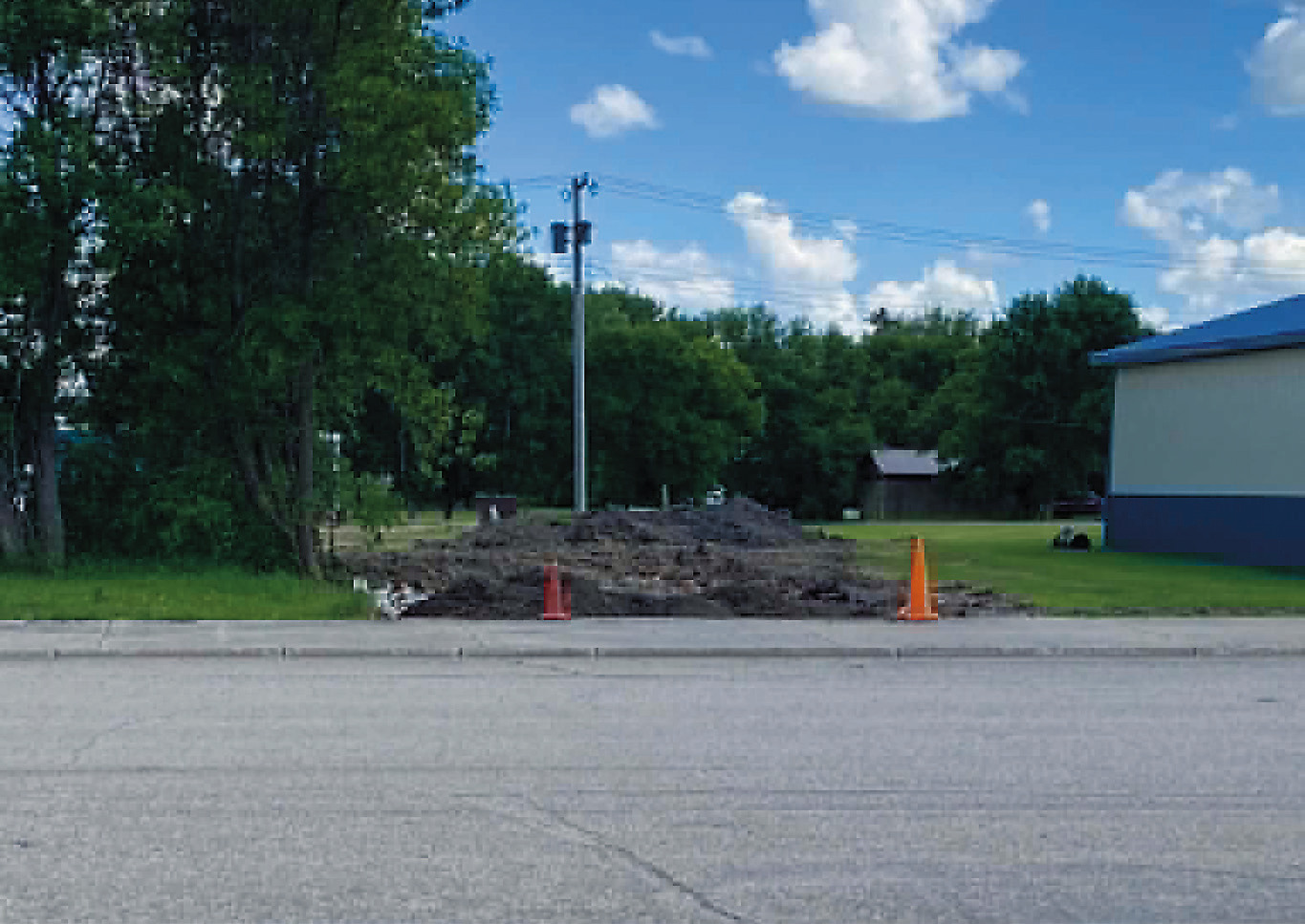 The former Lovegren Bar, a familiar landmark for generations of Edmore residents, has been demolished as the community continues cleanup and beautification efforts ahead of its 125th anniversary celebration July 24-25. Photo courtesy of Amanda Sten
