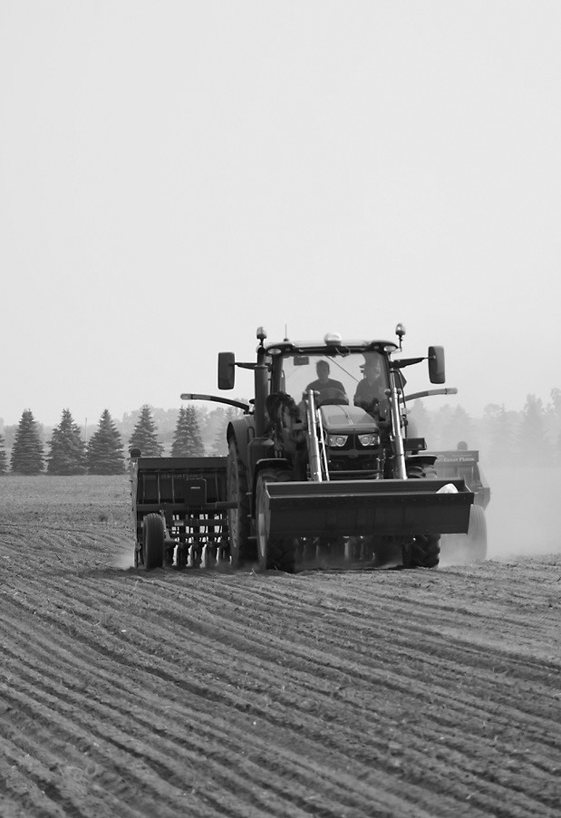 A crew from the Walsh County conservation district plants pasture grass and cover crops in June, 2023. Photo provided by Josh Anderson, Walsh County district conservation manager.
