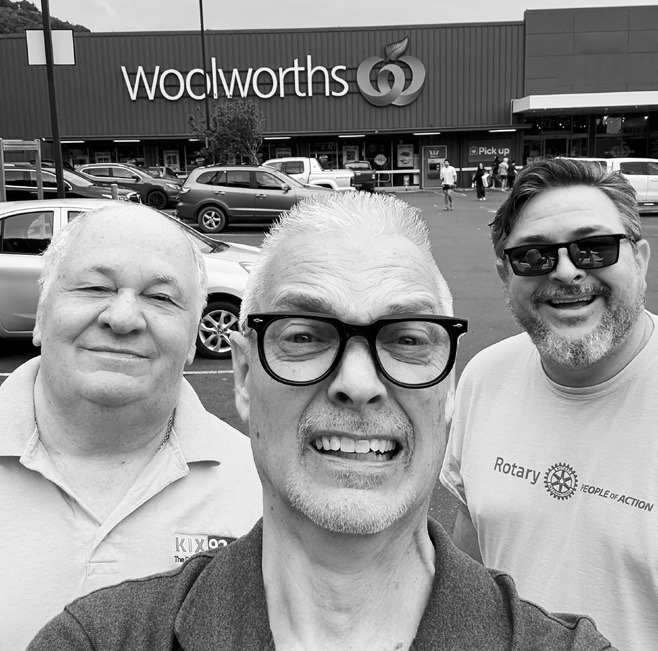 Larry, Bob, and Joey at Woolworths, the original five-and -dime!
