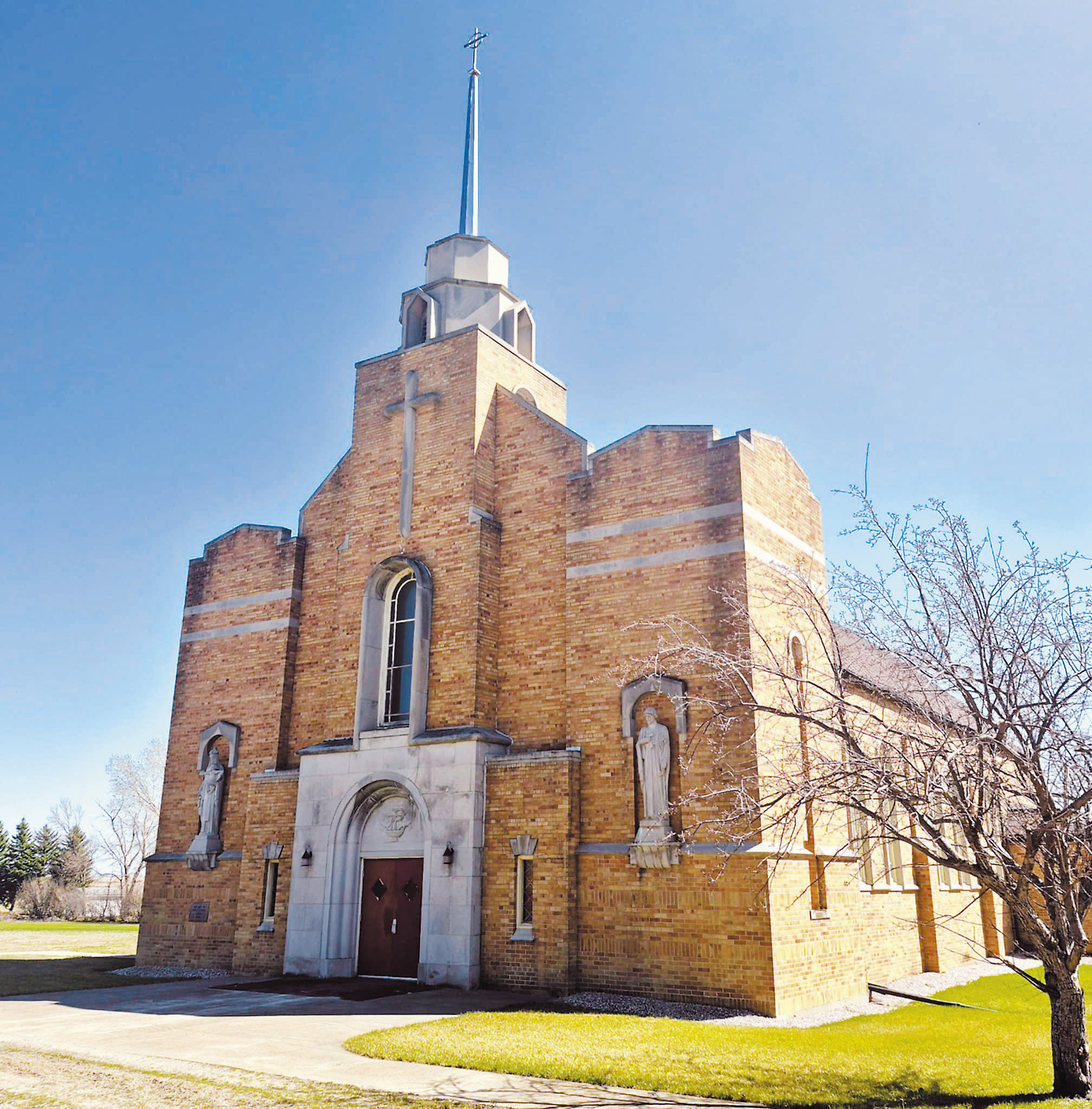 After over 70 years of standing, Our Lady of Mount Carmel Catholic Church may be hosting its final mass soon. Photo by Hilary Nowatzki.