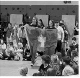 Students and teachers enjoyed the “Parade of Countries” at the opening ceremony. Submitted photo
