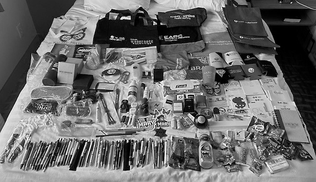 Vendor show treasures.