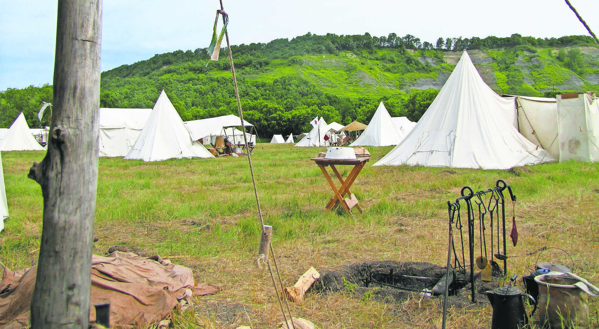 The High Plains Regional Rendezvous (HPRR) is a living history event, in which all aspects of life, including living arrangements, clothing, and trades swap modern day life for how it was in the late 1700s and early 1800s. PHOTO BY TONY ROTH.