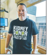 Stoney Kruk of Langdon donated a kidney to a stranger through a national registry program, a selfless act that helped his wife receive the transplant she needed. Submitted photo