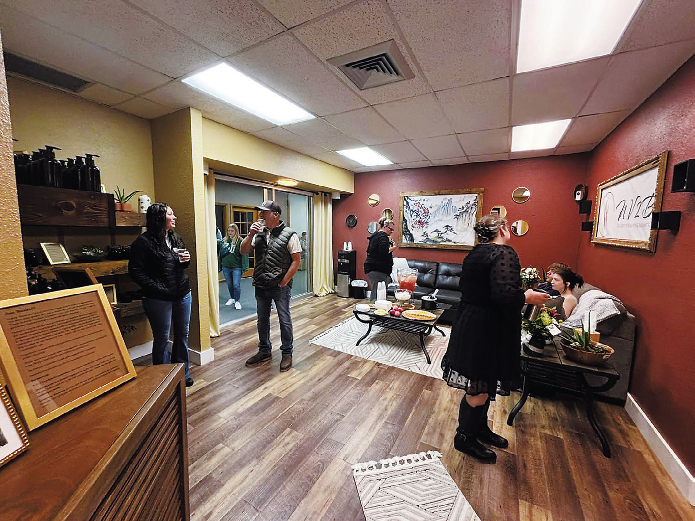 A grand opening was hosted for Langdon’s newest business, NV2B, on Sept. 20