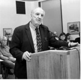 Sen. Tim Mathern, D-Fargo, speaks during a meeting of Legislative Management on Aug. 17. Photo by Michael Achterling/North Dakota Monitor