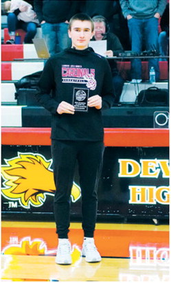 Eastyn Schaefer made the All-Region 2B team. Photo by Larry Stokke