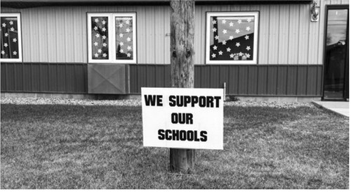 “We Support Our Schools” signs available across community