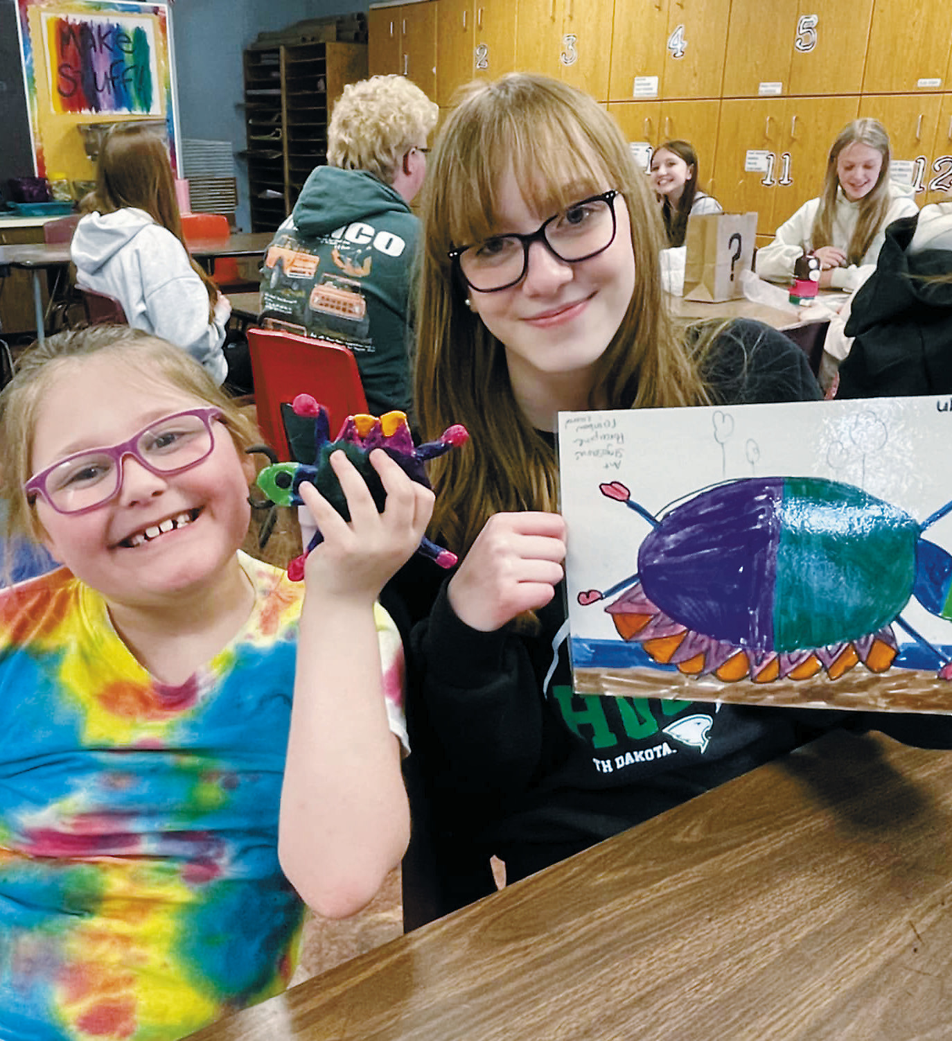 Evva-lyn Macdonald and Daisy Kuhn.