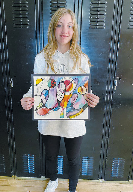 Northern Lights Arts Council Art Student of the Month