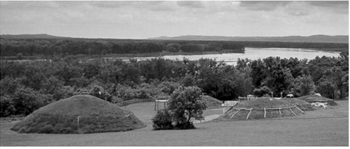 On A Slant Indian Village. Credit: ND Tourism – JL 217-5