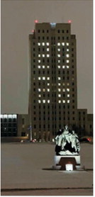 N.D. Capitol lit up for New Year