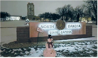 N.D. Capitol lit up for New Year