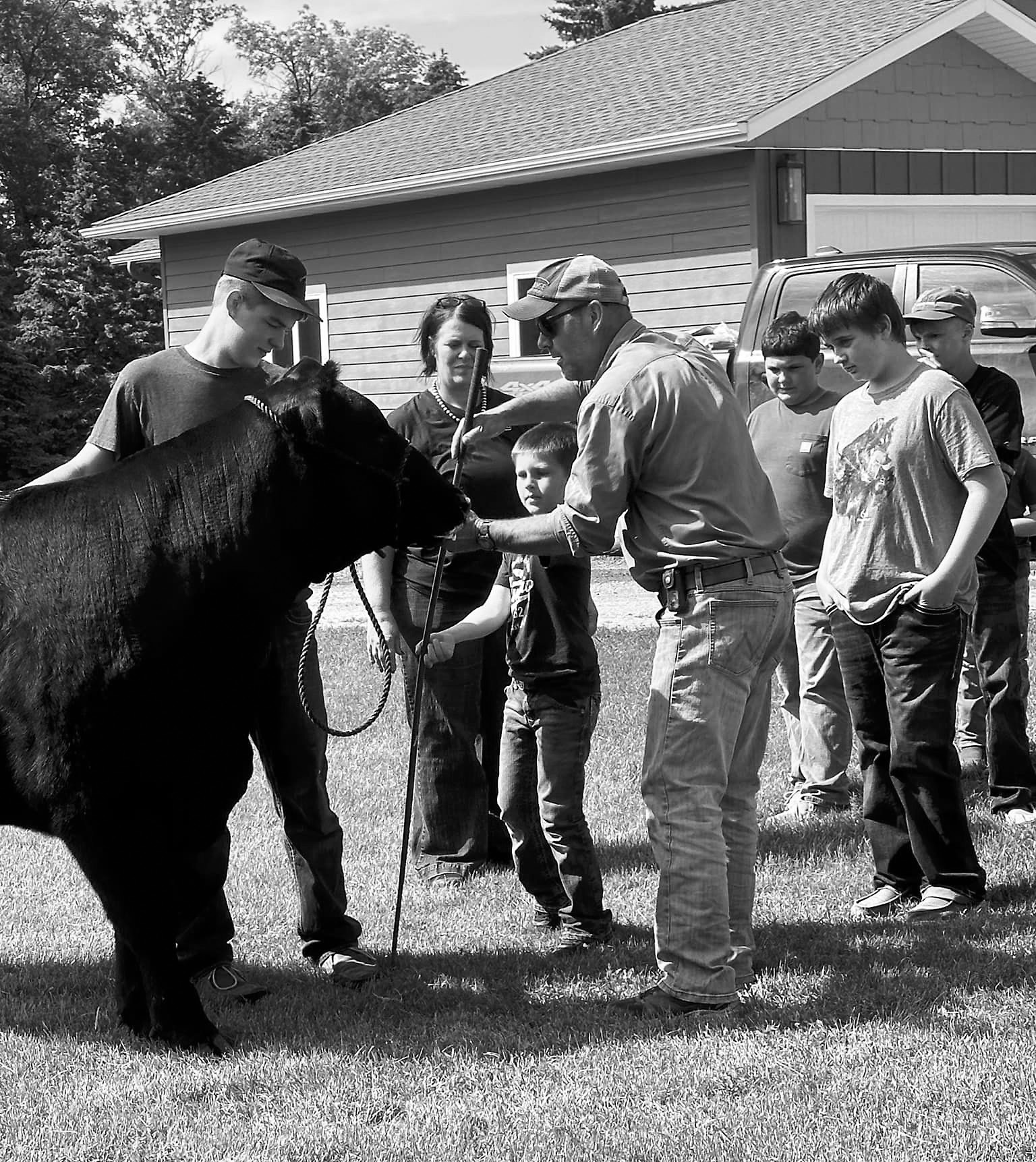 Youth will rotate through species-specific workshops led by NDSU Extension agents and local agricultural experts at the From Barn to Ring: Developing Skills for Every Species camp. (NDSU photo)