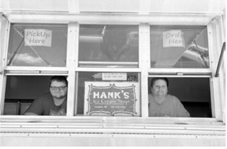 Jaden and Karla from Hank’s Ice Cream. Submitted photo