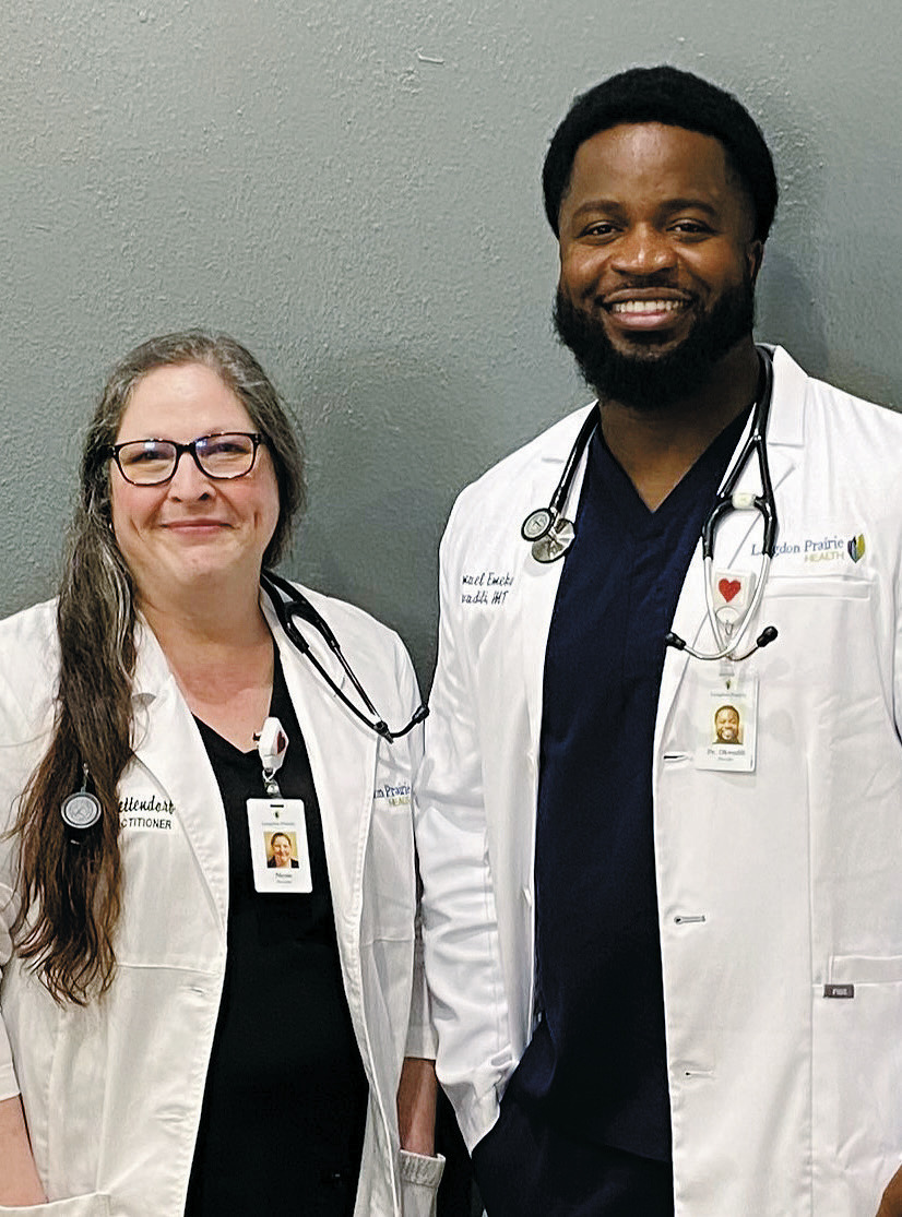 Nicole Bettendorf, FNP and Sam Okwudili, MD