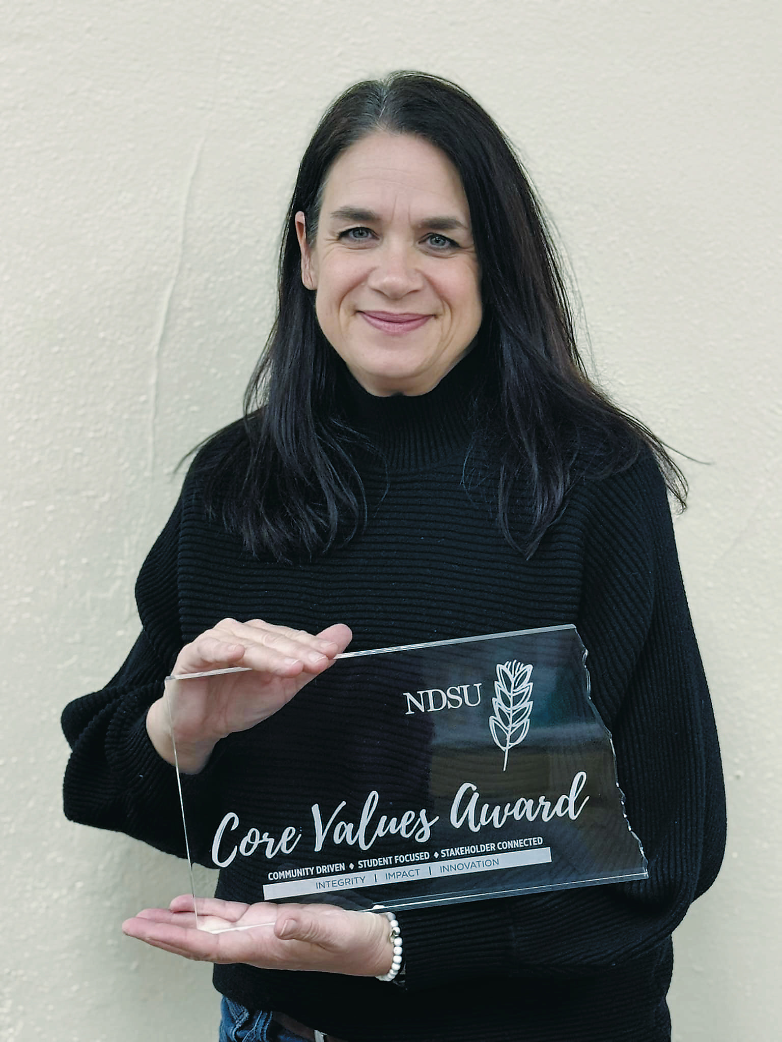Kari Helgoe honored with NDSU Ag Affairs Core Values Award