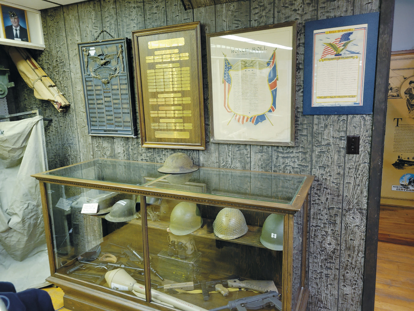 A few photos of the collection of military items and relics at Heritage Village. Submitted photos