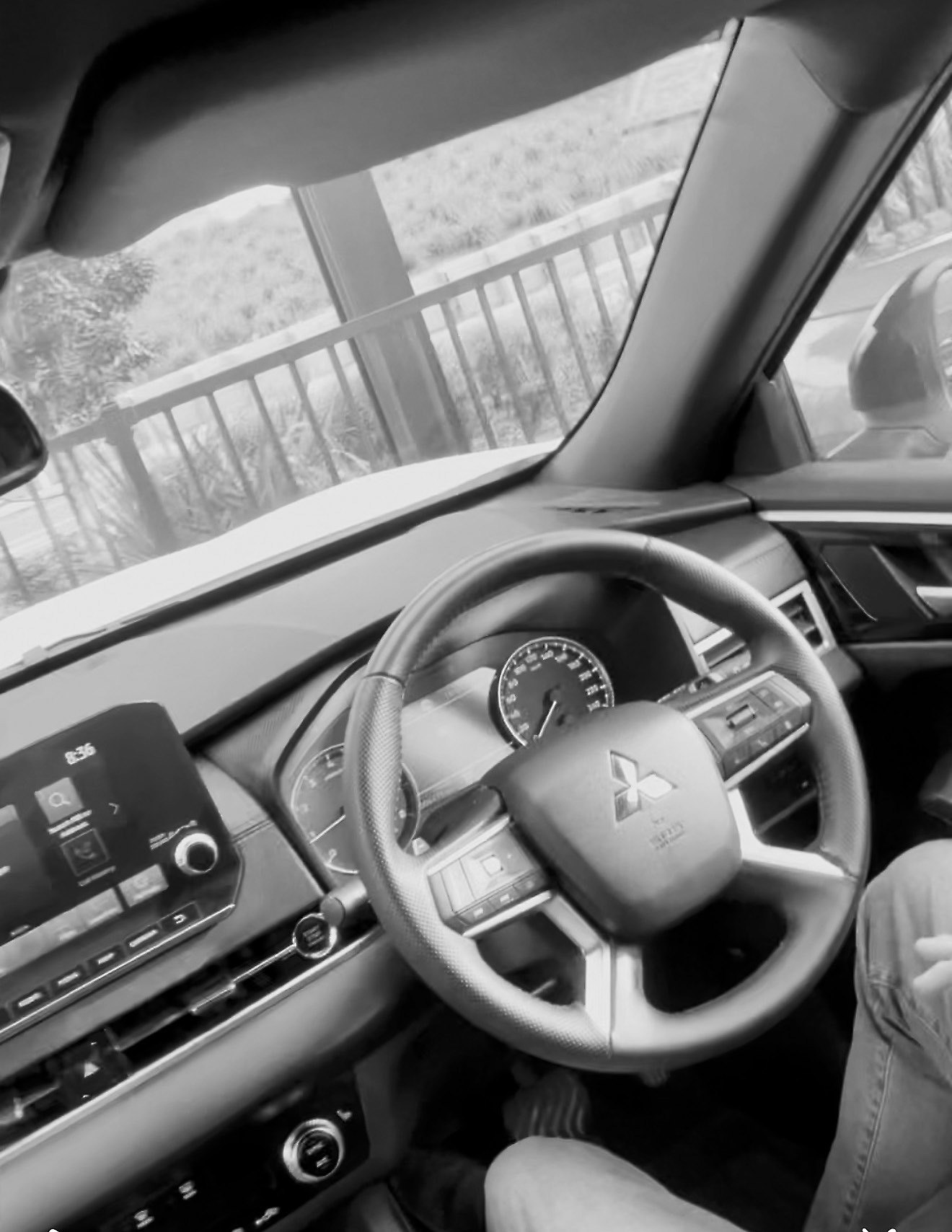 The view from inside the Outlander. Checked this one off the bucket list.